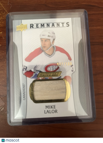 2024-25 Engrained Icons Hockey Mike Lalor #R-MA