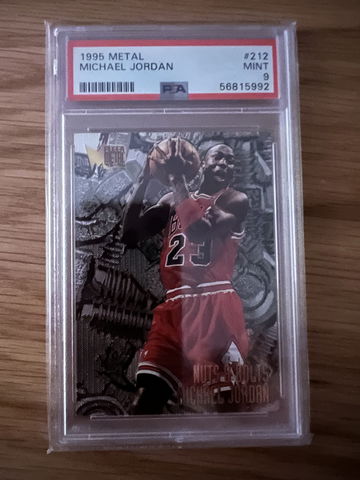 1995 Metal Michael Jordan #212 PSA 9
