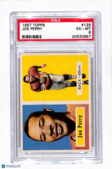 1957 Topps Joe Perry #129 PSA 6