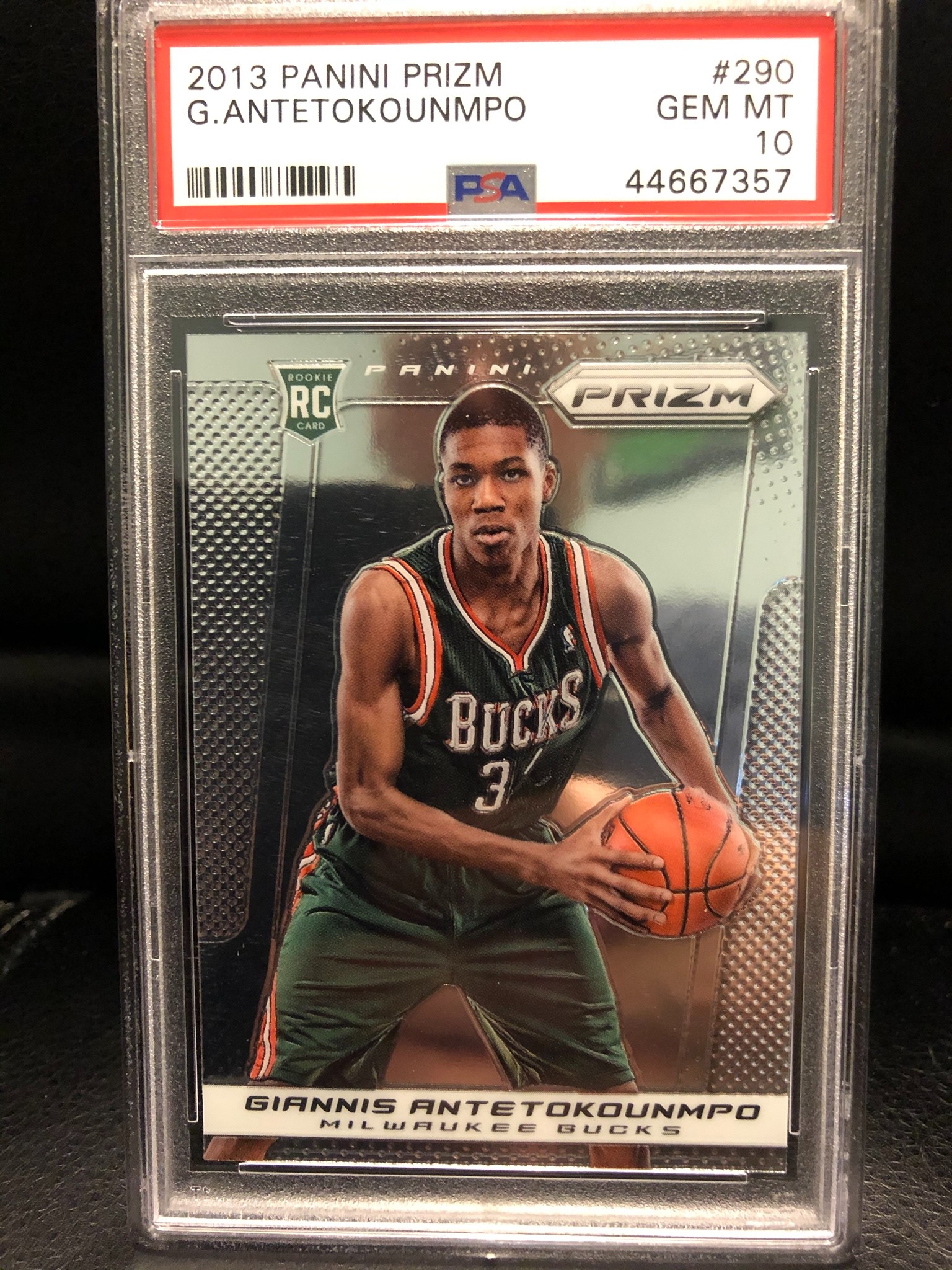 Giannis Antetokounmpo 2013 Prizm PSA 10