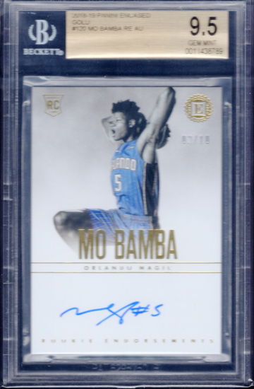 2018-19 ENCASED MO BAMBA AUTO /10 BGS 9.5 10 AUTO 