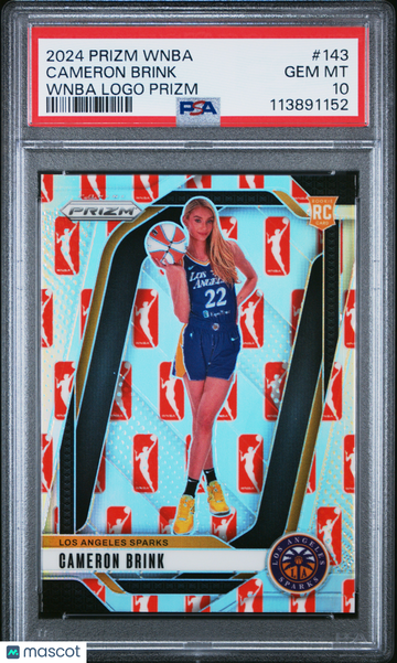 2024 Panini Prizm WNBA Cameron Brink Logo #143 PSA 10