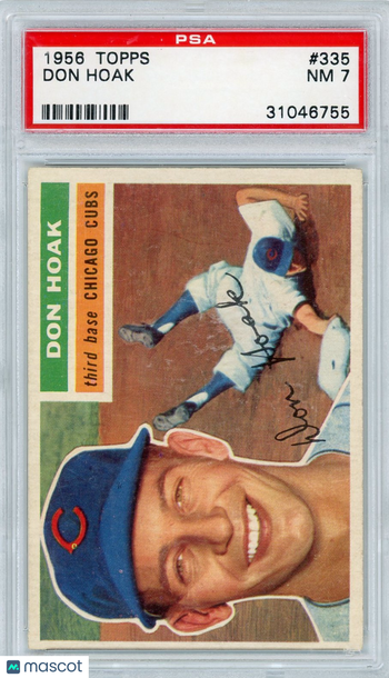 1956 Topps Don Hoak #335 PSA 7