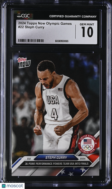 2024 Topps Now Olympic Games #22 CGC 10