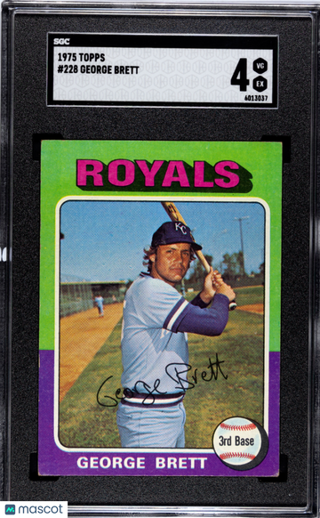 1975 Topps George Brett #228 SGC 4