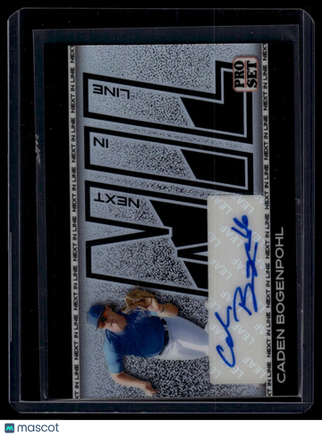 2026 Pro Set Metal - Next in Line Autographs Prismatic Silver Caden Bogenpohl #NA-CB1 AU SN