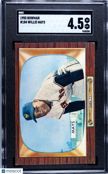 1955 Bowman Willie Mays #184 SGC 4.5