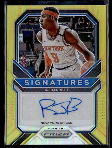 2020 Panini Prizm Signatures RJ Barrett #SI-RJB Auto /10