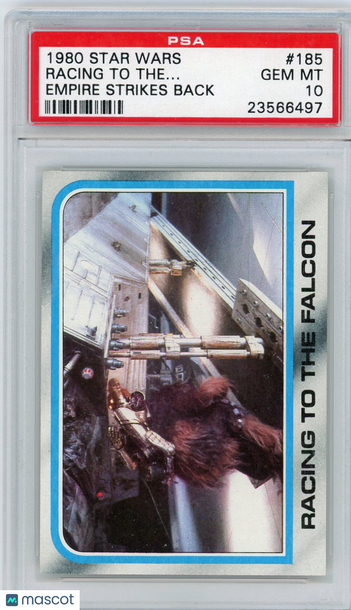 1980 Star Wars Empire Strikes Back Racing To The.. . #185 PSA 10