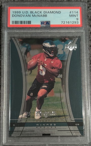 1999 U.D. Black Diamond Donovan McNabb #114 PSA 9