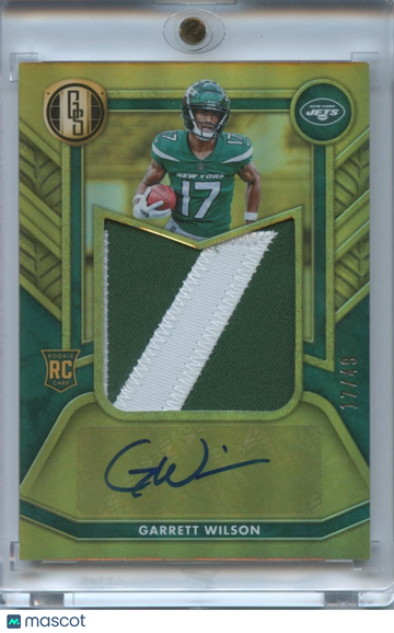 2022 Panini Gold Standard Garrett Wilson Patch Rookie Panini Authentic