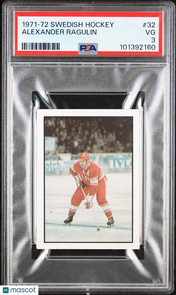 1971-72 Swedish Hockey Alexander Ragulin #32 PSA 3