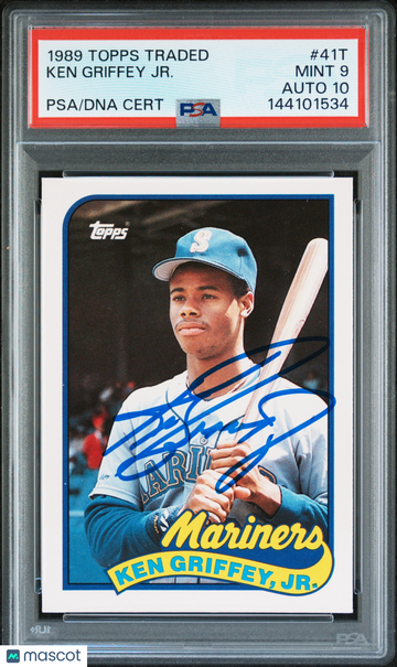 1989 Topps Traded Ken Griffey JR. #41T PSA 9