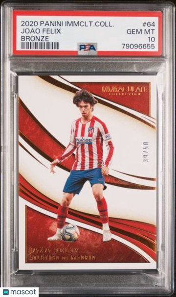 2020 Panini Immaculate Collection Joao Felix #64 Bronze PSA 10