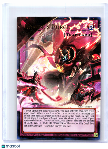 Rarity Collection 5 Dominus Purge (Extended Art) Foil Ultra Rare (1st Edition) #RA05-EN150