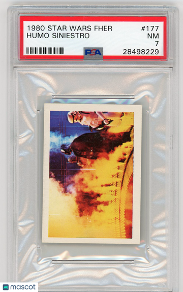 1980 Star Wars Fher Humo Siniestro #177 PSA 7