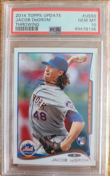 2014 Topps Update Jacob DeGrom PSA 10 (POP 1095)