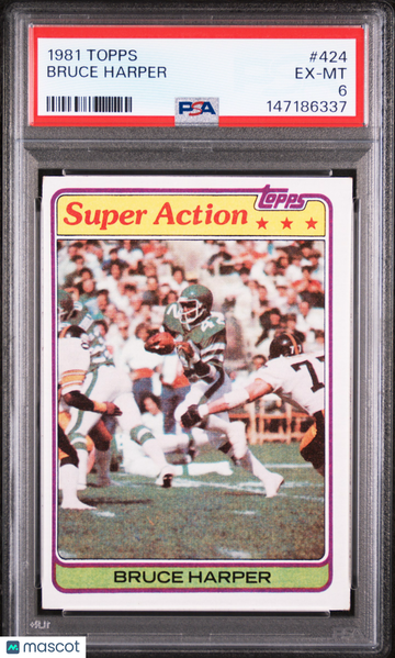 1981 Topps Bruce Harper #424 PSA 6