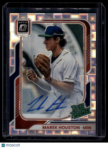 2026 Donruss Marek Houston #185 Rated Prospects Optic Signatures Pandora SN AU