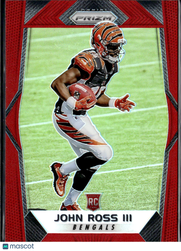 John Ross III 2017 Panini Prizm RC Red Cincinnati Bengals