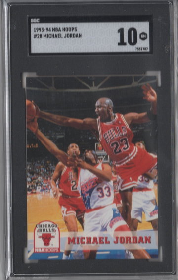 1993 Hoops Michael Jordan SGC 10