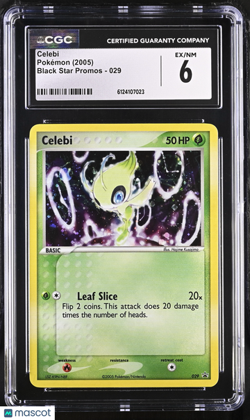 2005 Pokemon Black Star Promos Celebi CGC 6 #029