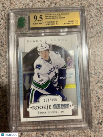 2017 Brock Boeser Rookie MNT 9.5