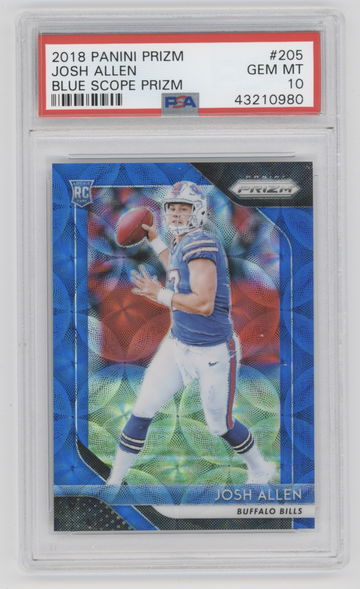 Josh Allen Prizm Blue Scope
