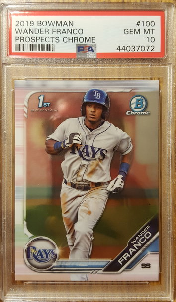 2019 Bowman Chrome Wander Franco Rookie PSA 10