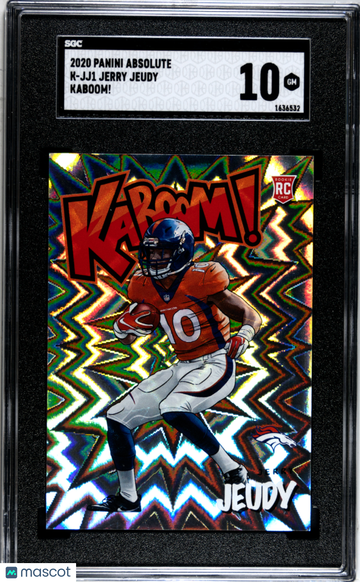 2020 Panini Absolute Jerry Jeudy #K-JJ1 Kaboom! SGC 10