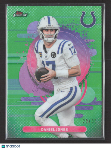 2025 Topps Finest Daniel Jones #134 Green /35