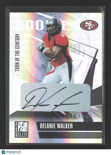 2006 Donruss Elite Turn of the Century Delanie Walker #136 /100