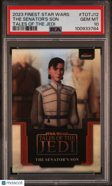 2023 Topps Finest Star Wars Tales Of The Jedi The Senator's Son #TOTJ12 PSA 10