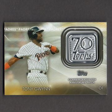 2021 Topps 70th Anniversary Logo Patch #TG Tony Gwynn