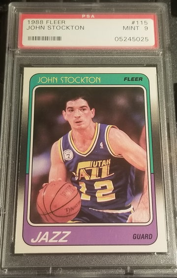 John Stockton 1988 Fleer