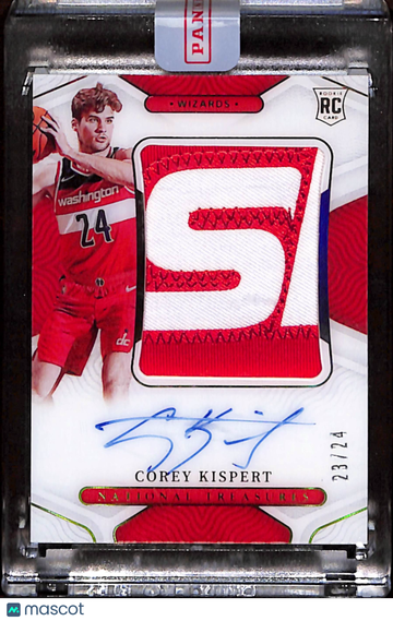 2022 Panini National Treasures Corey Kispert #112 RC Patch