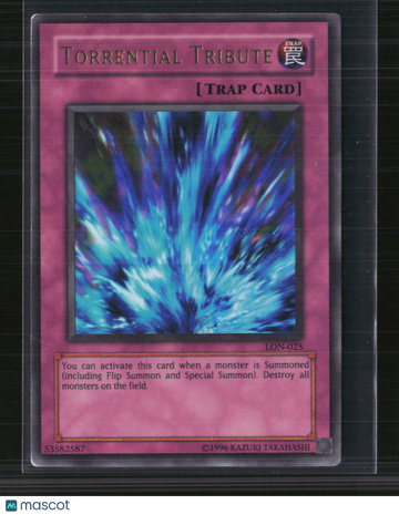 2003 Yu-Gi-Oh! Labyrinth of Nightmare Torrential Tribute Trap Card
