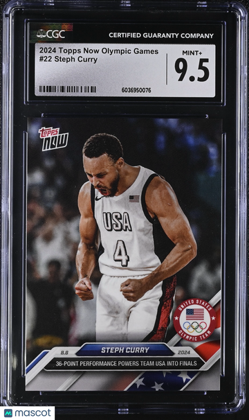 2024 Topps Now Olympic Games #22 CGC 9.5