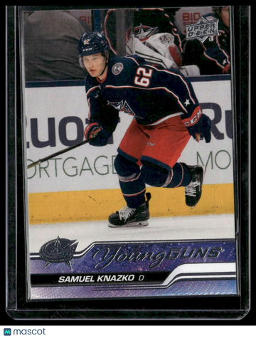 2023-24 Upper Deck Samuel Knazko #483 RC