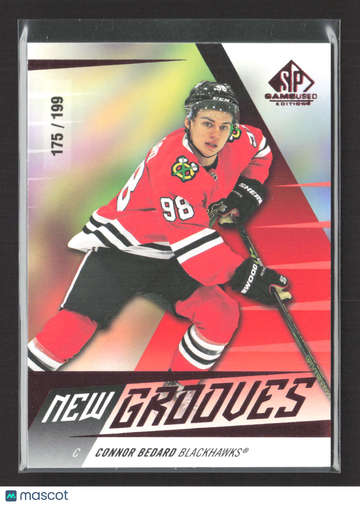 2024 Upper Deck SP Game Used New Grooves Connor Bedard #NG-16 /199