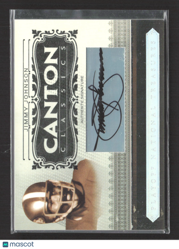 2006 Playoff National Treasures Canton Classics Jimmy Johnson #CC-JJ /99