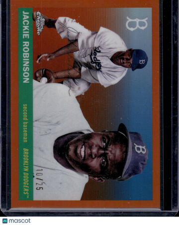 2025 Topps Chrome Jackie Robinson #480 Orange Refractor /25