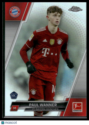 2021-22 Topps Chrome Bundesliga Paul Wanner #46 Refractors