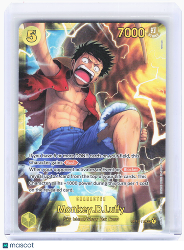Adventure on Kami's Island Monkey.D.Luffy Foil Secret Rare #OP15-119