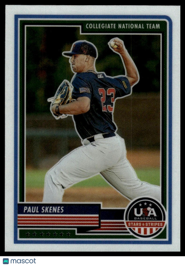 2023 Panini Stars & Stripes USA Baseball Paul Skenes #87