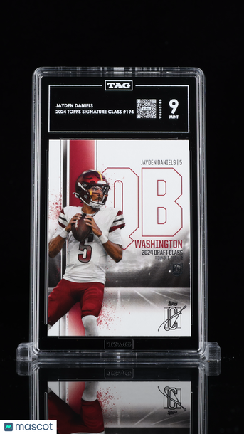 2024 Topps Signature Class Jayden Daniels #194 Rookie TAG 9