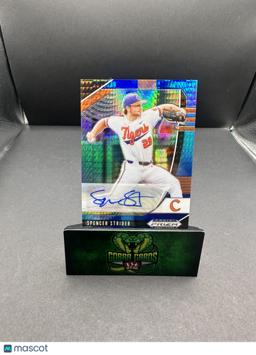 2020 Panini Prizm Draft Picks Spencer Strider #PDP126 Autograph