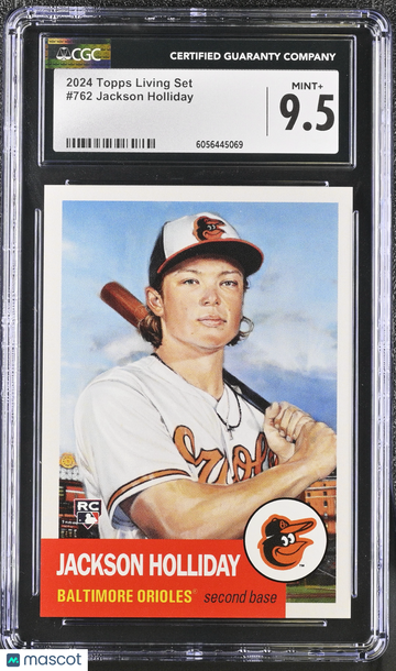 2024 Topps Living Set Jackson Holliday #762 CGC 9.5