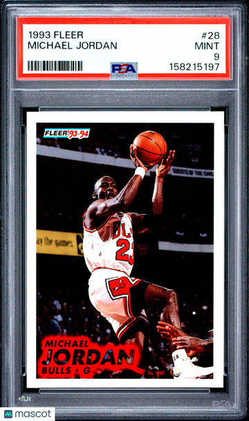 Michael Jordan 1993 Fleer PSA 9