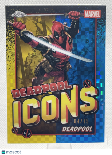2025 Topps Chrome Marvel Deadpool Icons Deadpool Insert Parallel/Variety 04/15 #DI-1